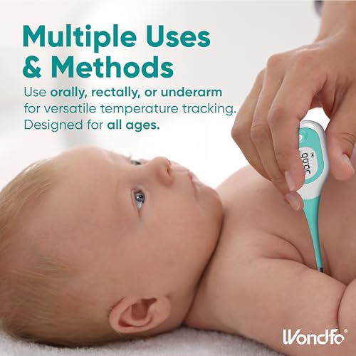 Termómetro Basal Wondfo para Ovulación – Termómetro BBT con Indicador Facial, Lectura Rápida en 60s, 30 Memorias, Alta Precisión, Impermeable - imagen 8