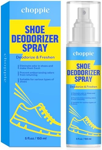 Spray Desodorante para Zapatos Choppie (5 Fl Oz) - Elimina Olores Desagradables de Pies y Zapatos - imagen 1