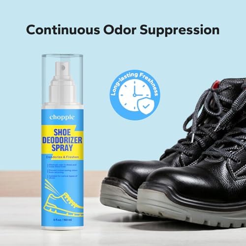 Spray Desodorante para Zapatos Choppie (5 Fl Oz) - Elimina Olores Desagradables de Pies y Zapatos - imagen 5