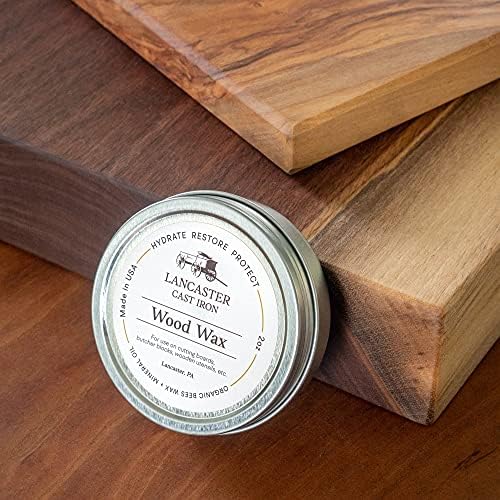 Cera para Maderas de Cucharas, Tablas de Cortar y Bloques de Carnicero - Acondicionador de 2 oz con Cera de Abeja y Aceite Mineral - Hecho en EE. UU. - imagen 3