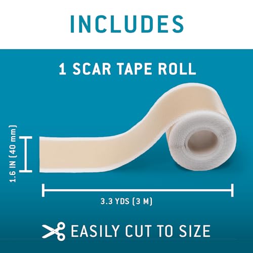Cinta de Silicona Care Science para Cicatrices 1.6 x 120in 1ct | Cinta para Cicatrices Quirúrgicas, Keloides, Estrías, C-Section, Quemaduras, - imagen 5