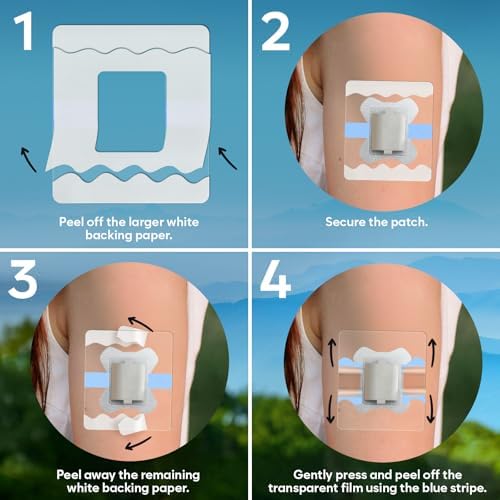 Parches Adhesivos Adamson 30 Piezas para Tandem Mobi – Impermeables, Transparentes y Transpirables para Bomba Tandem Mobi | Adhesivo para Piel Sin - imagen 3