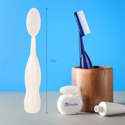 Cepillo de Dientes Lingito para Fumadores, Cabeza Ancha, Cerdas Duras Extra-Firmes, Limpieza Profunda y Remoción de Manchas - (Paquete de 2) - imagen 4