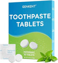 Tabletas de Pasta Dental GENKENT, Masticables Sin Plástico y Con Flúor, Ecológicas y Viaje Amigables (60 Unidades) - imagen 1