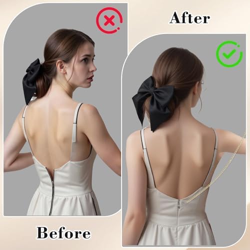 Tiradores de zipper para vestidos y botas, herramienta asistente con gancho y clip para subir el zipper (Dorado) - imagen 3