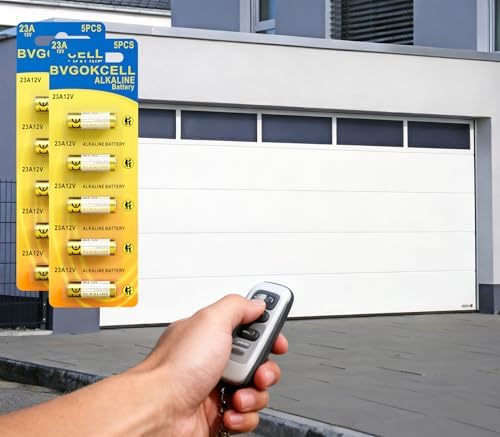 Batería Bvgokcell A23 23A de 12 Voltios (Paquete de 10), Batería Alcalina MN21/23 de 12V, Duradera para Control Remoto de Ventilador, Abridor de - imagen 5