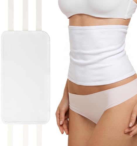 Compresa de Aceite de Ricino Kifmurase para Detoxificación del Hígado, Funda de Algodón Orgánico Reutilizable para Estómago, Mejora Sueño y Digestión - imagen 8