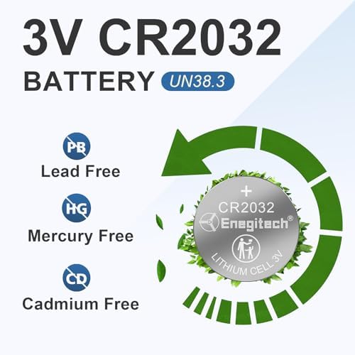 Baterías de Litio Enegitech CR2032 3V para Llaveros, Relojes, Sensores de Puerta, Calculadoras y Más (Paquete de 15) - imagen 5