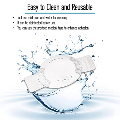 Parche Ocular Transparente para Recuperación de Cataratas y Lasik, 2 Piezas con Agujero de Respiración y Cinta Médica Autoadhesiva para Adultos y - imagen 5