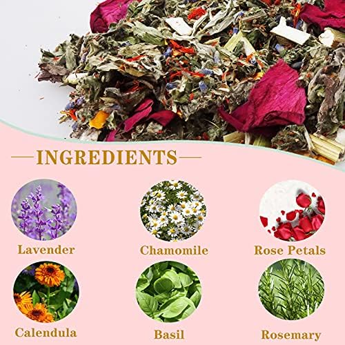 Yoni Steam Herb para Mujeres, Hierbas Naturales para el Equilibrio del pH, Limpieza y Rejuvenecimiento, Mezcla Herbal, 7 Bolsitas de Hierbas Vaginales - imagen 3