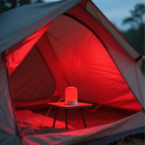 Lámpara de sueño FEWCZZC con luz roja 670nm, regulable y bloqueadora de luz azul, ideal para meditación, relajación y viajes. - imagen 6