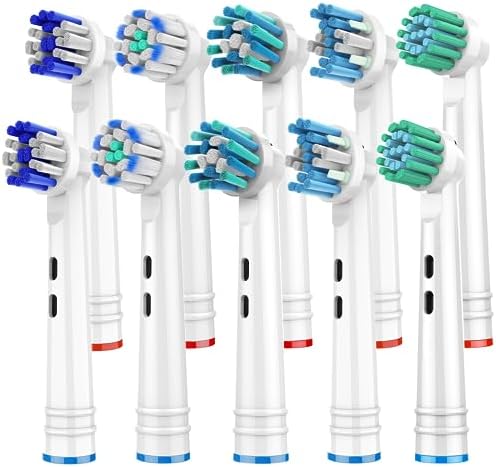 Cabezas de cepillo de dientes de repuesto para Oral B Braun, 10 Pzs, cabezales profesionales compatibles con Oral B 7000/Pro 1000/9600/500/3000/8000 - imagen 1