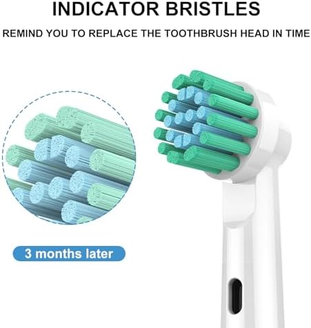 Cabezas de cepillo de dientes de repuesto para Oral B Braun, 10 Pzs, cabezales profesionales compatibles con Oral B 7000/Pro 1000/9600/500/3000/8000 - imagen 5