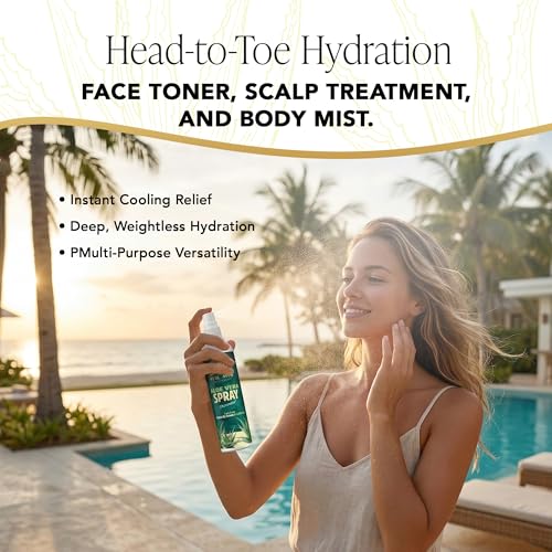 Spray de Aloe Vera Real Aloe (8 fl oz) | Aloe Orgánico Certificado de California | Bruma Refrescante para Rostro y Cuerpo | Hidratante y Cuidado - imagen 4