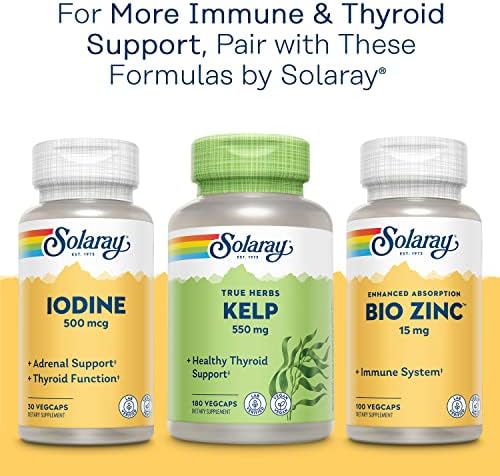 Suplemento de Selenio SOLARAY 100 mcg para Hombres y Mujeres - Cápsulas Veganas de 100 mcg, Apoyo para Tiroides e Inmunidad, Sin Levadura - 90 - imagen 6