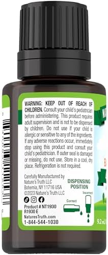 Gotas de Vitamina D para Bebés Nature's Truth | 400 IU | 9.2 mL | D3 para Niños | Suplemento Vegetariano, No Transgénico y Sin Gluten - imagen 7