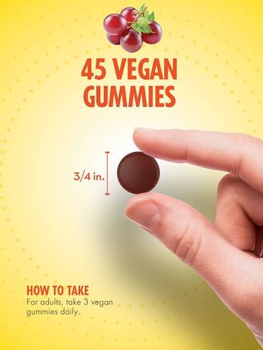 Gomitas de Hierro Sundance | Con Vitaminas B | 45 Gomitas Veganas | Sabor Uva | Suplemento Vegano, Sin OGM y Sin Gluten - imagen 4