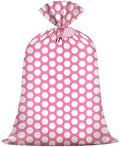 KIDAJOY Bolsa de Regalo Jumbo Rosa con Lunares 36x56 Pulgadas para Baby Shower y Cumpleaños de Niña, Favor de Fiesta - imagen 1