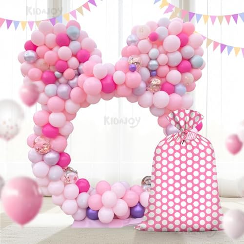 KIDAJOY Bolsa de Regalo Jumbo Rosa con Lunares 36x56 Pulgadas para Baby Shower y Cumpleaños de Niña, Favor de Fiesta - imagen 5