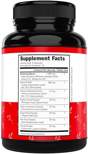 Suplemento GLP-1 para Hombres y Mujeres (30 Cápsulas) - Detox de 15 Días para el Intestino y Apoyo al Metabolismo con Canela de Ceilán, Hojas de Sen - imagen 2
