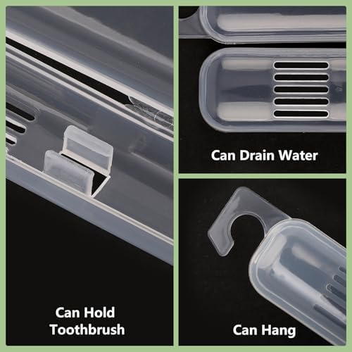 Juego de Cepillos de Dientes Lanjue de 6 Piezas, Cepillos Manuales Suaves para Adultos con Estuche de Viaje, Limpieza Profunda para Dientes Sensibles - imagen 6