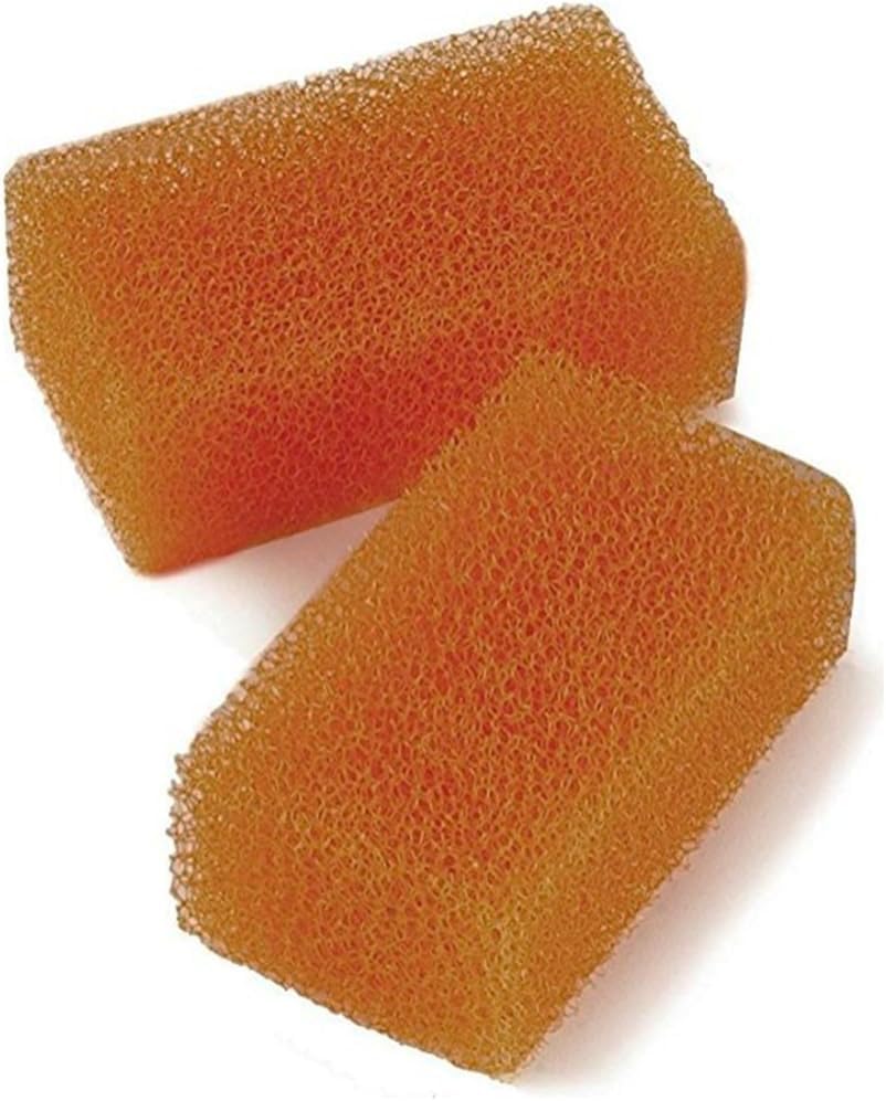 Esponjas de Limpieza para Sombreros de Fieltro - Set de 2 Esponjas Naranjas - imagen 1