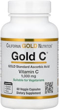 California Gold Nutrition C, Vitamina C, 1000 mg, Cápsulas Vegetarianas, 60 Unidades - imagen 1