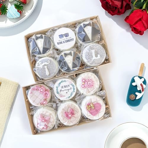 Bolsas de Celofán Autoadhesivas TEMLQPACK de 3.5 x 3.5 Pulgadas - 100 Piezas para Galletas, Macarons, Brownies, Donas y Regalos de Fiesta - imagen 5