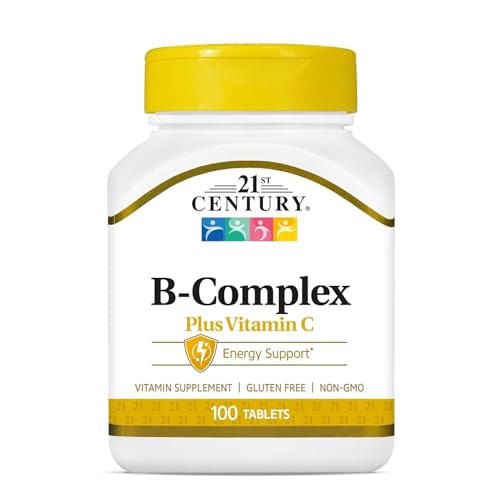 21st Century Healthcare B Complex Plus Vitamina C, Tabletas 100 Contenido (Paquete de 1) - imagen 3