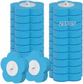 Recargas desechables para cepillo de baño TUUAQ, 20 piezas, cabezal limpiador para inodoro, suministros de limpieza para baño, color azul - imagen 1