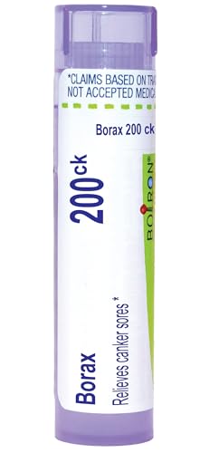 Boiron Borax 200Ck Medicina Homeopática para Llagas Bucales - 80 Gránulos - imagen 2