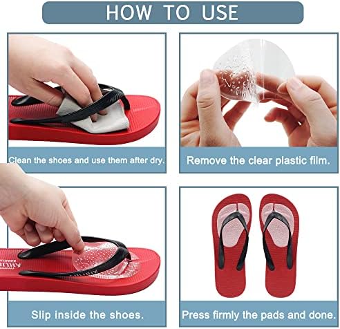 Almohadillas Metatarsales Urwalk para Sandalias y Chanclas, 3 Pares Autoadhesivas, Cojines Antideslizantes para Alivio del Dolor (Transparente) - imagen 5