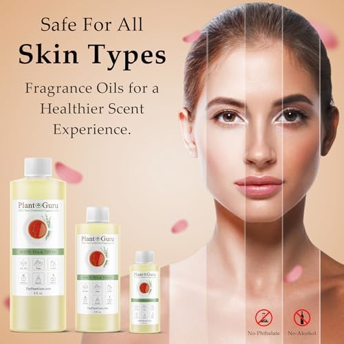 Aceite Aromático de Té Blanco y Tomillo 4 oz - Ideal para Jabones, Velas, Bombas de Baño, Mantecas Corporales y Aromaterapia. Perfecto para Lociones - imagen 5