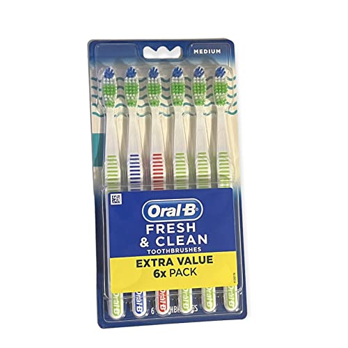 Cepillos de Dientes Oral-B Fresh & Clean Medianos, Paquete de 6 unidades - imagen 1