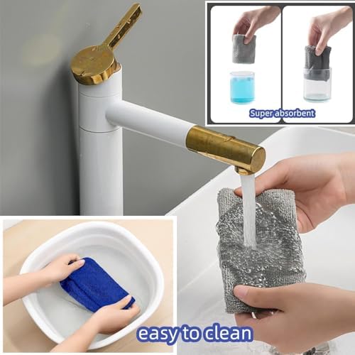 Cepillo Limpiador Retráctil para Grietas con Mango Extensible (30 a 100 pulgadas), Herramientas de Limpieza con 3 Paños de Microfibra, Duster - imagen 7