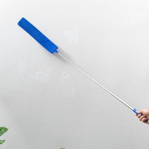 Cepillo Limpiador Retráctil para Grietas con Mango Extensible (30 a 100 pulgadas), Herramientas de Limpieza con 3 Paños de Microfibra, Duster - imagen 8