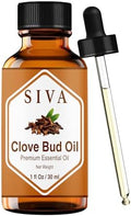 Aceite Esencial de Clavo Siva - 1 Onza - 100% Natural para Difusor, Cuidado Facial, Aromaterapia, Cuidado del Cabello y Masaje Corporal - con Gotero - imagen 1