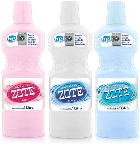 Jabón Líquido Zote 1L - Eficaz para Ropa y Limpieza del Hogar - imagen 2