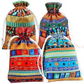 Paquete de 20 Bolsas de Regalo con Cierre, Sacos de Lino de Algodón y Yute para Bodas, Manualidades, Regalos, Snacks y Joyería, Navidad (10x14 cm) - imagen 1