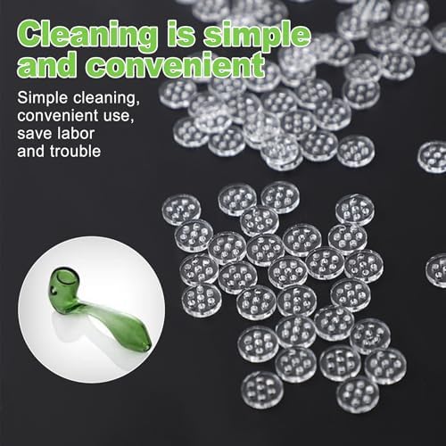 Pantalla de Vidrio Borosilicatado CeroDimo 30 Piezas 8mm con 7 Agujeros en Panal para Pipas y Tazones - Incluye Caja de Almacenamiento | Accesorios - imagen 5
