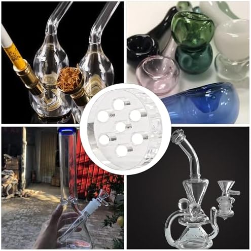 Pantalla de Vidrio Borosilicatado CeroDimo 30 Piezas 8mm con 7 Agujeros en Panal para Pipas y Tazones - Incluye Caja de Almacenamiento | Accesorios - imagen 6