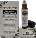 Roll-On de Aceite Esencial para Migraña y Senos Nasales | Mezcla de 7 Aceites Esenciales Poderosos | Hecho en EE.UU. | Relajación Natural 10ml - imagen 1