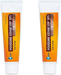 Globe (Paquete de 2) Ungüento Antiséptico Povidona Yodada 10% 1 Oz, para Cortes, Raspones y Quemaduras (Comparar con Betadine) - imagen 1