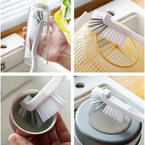 Set de 8 Cepillos Limpiadores para Lavadora Ecolimpia, Cepillo para Secadora y Limpieza de Rincones para Baño, Ducha, Cocina, Taza, Azulejos, Tina y - imagen 8