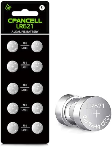 Batería de Reloj CPANCELL SR621SW AG1 SR621SW 364 164 LR621 1.5V Alcalina (Paquete de 10) - imagen 1