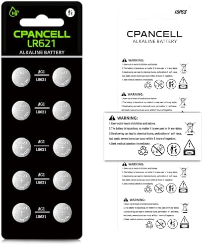 Batería de Reloj CPANCELL SR621SW AG1 SR621SW 364 164 LR621 1.5V Alcalina (Paquete de 10) - imagen 6