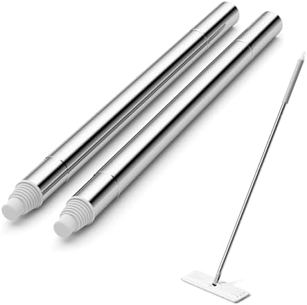 Varilla de Extensión para Mop JOYMOOP, Acero Inoxidable, Reemplazo para Mop Plano, Paquete de 2 Varillas - imagen 1