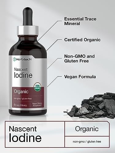 Horbäach Yodo Naciente | 325mcg | 4oz | Suplemento Líquido Orgánico | Vitamina Vegana, Sin OGM y Sin Gluten - imagen 4