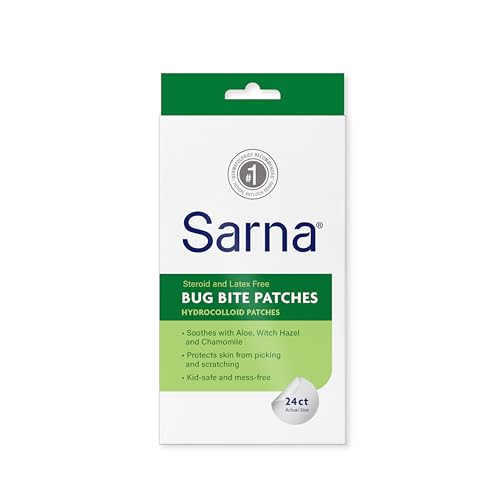 Parche para Picaduras de Insectos Sarna - Parches Hidrocoloides Autoadhesivos con Aloe, Hamamelis y Manzanilla - Seguros para Niños, Veganos, Sin - imagen 1