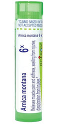 Boiron Arnica Montana 6X para el Dolor Muscular, Rigidez y Hinchazón por Lesiones y Moretones - 80 Gránulos - imagen 1